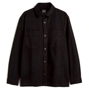 H&M‎ Shirt Jacket NWOT. Men’s Size Large. Black